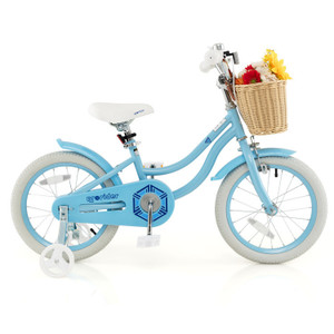16" Kid's Bike with Adjustable Handlebar and Dual Brake System