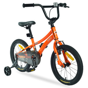 ZUKKA Kids Bike - 16 Inch Bicycle for Boys 4-7 Years - Durable Steel Frame, Training Wheels & Adjustable Saddle ZUKKA Kids Bike - 16 Inch Bicycle for Boys 4-7 Years - Durable Steel Frame, Training Wheels & Adjustable Saddle