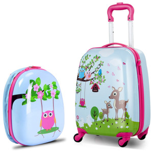 Kids 2-Piece Luggage Set with Backpack - Perfect for Travel Kids 2-Piece Luggage Set with Backpack - Perfect for Travel