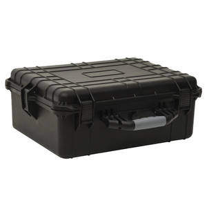 Black Portable Flight Case - Heavy-Duty Protection, Easy Transportation Black Portable Flight Case - Heavy-Duty Protection, Easy Transportation