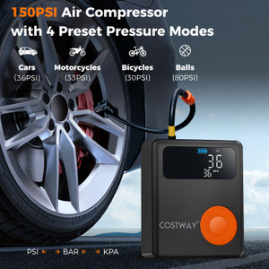 Portable 2000A Jump Starter with Air Compressor & 150PSI Tire Inflator Portable 2000A Jump Starter with Air Compressor & 150PSI Tire Inflator