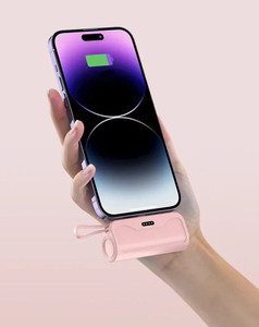 PowerKey - Dual Charging Keychain Power Bank (5000mAh)