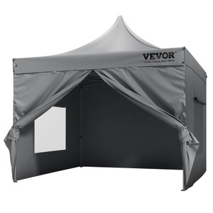 VEVOR 10x10 FT Pop up Canopy with Removable Sidewalls & Wheeled Bag VEVOR 10x10 FT Pop up Canopy with Removable Sidewalls & Wheeled Bag