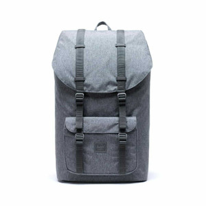 Herschel Little America Raven Crosshatch Backpack - Durable 25L Travel Bag