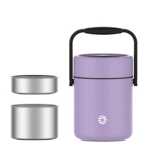 Healter 1.6L Vacuum Insulated Food Flask - Keep Meals Hot or Cold for Hours!