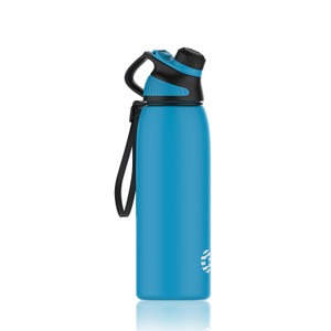 Leakproof Stainless Steel Water Bottle for Fitness & Outdoor Sports - 20oz Capacity