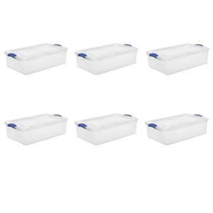 32 Qt. Latch Box Set of 6 - Ideal Holiday Storage