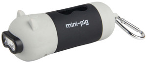 Pet Life 'Oink' LED Flashlight & Waste Bag Dispenser - Night Walks Made Easy Pet Life 'Oink' LED Flashlight & Waste Bag Dispenser - Night Walks Made Easy