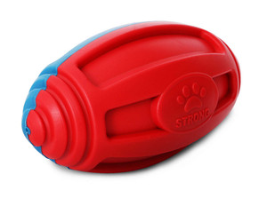 TPR Gridiron Football Dog Toy - Durable, Water Floating, Chew and Fetch TPR Gridiron Football Dog Toy - Durable, Water Floating, Chew and Fetch