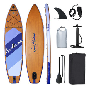 Inflatable Stand Up Paddle Board 11ft - Stable & Versatile for Beginners Inflatable Stand Up Paddle Board 11ft - Stable & Versatile for Beginners