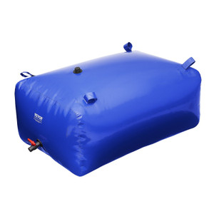 VEVOR 400L/105.7 Gallon Water Storage Bladder, RV Water Tank, 1000D Blue PVC Collapsible Water Storage Containers, Large Capacity Soft Water Bag, Portable Water Bladder, Fire Prevention, Camping(D0102HPBEMT.) VEVOR 400L/105.7 Gallon Water Storage Bladder, RV Water Tank, 1000D Blue PVC Collapsible Water Storage Containers, Large Capacity Soft Water Bag, Portable Water Bladder, Fire Prevention, Camping(D0102HPBEMT.)