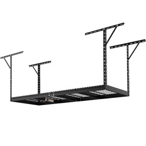 VEVOR Overhead Garage Storage Rack, 3x8 Garage Ceiling Storage Racks, Heavy Duty Adjustable Cold Rolled Steel Racks for Garage Storage, Organization, 600 lbs Load Capacity, 22''-40"(Black)(D0102HQ42Y7.) VEVOR Overhead Garage Storage Rack, 3x8 Garage Ceiling Storage Racks, Heavy Duty Adjustable Cold Rolled Steel Racks for Garage Storage, Organization, 600 lbs Load Capacity, 22''-40"(Black)(D0102HQ42Y7.)