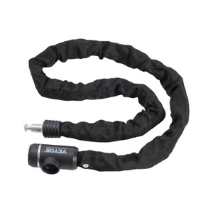 VEVOR Bike Chain Lock 3.94FT Heavy Duty Bike Lock Anti-Theft Bicycle Chain Lock 10mm Thicker Bicycle Lock Chain with 3 Keys for E-Bike, Motorcycle(D0102HSVGFT.)