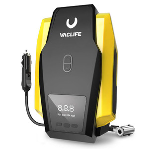 VacLife Air Compressor Tire Inflator, DC 12V Portable Air Compressor For Car Tires, Auto Tire Pump With LED Light, Digital Air Pump For Car Tires, Bicycles And Other Inflatables(D0102HEIE12.) VacLife Air Compressor Tire Inflator, DC 12V Portable Air Compressor For Car Tires, Auto Tire Pump With LED Light, Digital Air Pump For Car Tires, Bicycles And Other Inflatables(D0102HEIE12.)
