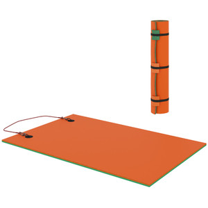 Soozier 9' x 6' Lily Pad Water Mat for 2 Adults, Floating Water Pad for Lake, Pool, Ocean, Beach, and Boating, Orange(D010277NFI6.) Soozier 9' x 6' Lily Pad Water Mat for 2 Adults, Floating Water Pad for Lake, Pool, Ocean, Beach, and Boating, Orange(D010277NFI6.)