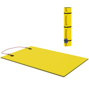 Soozier 9' x 6' Lily Pad Water Mat for 2 Adults, Floating Water Pad for Lake, Pool, Ocean, Beach, and Boating, Yellow(D010277NFGT.) Soozier 9' x 6' Lily Pad Water Mat for 2 Adults, Floating Water Pad for Lake, Pool, Ocean, Beach, and Boating, Yellow(D010277NFGT.)