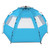 Quick-Open Beach Tent: Blue, Breathable Mesh, Spacious Interior