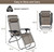 Set of 2 Adjustable Zero Gravity Chairs - Outdoor Recliners for Pool & Beach