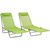 Outsunny Folding Chaise Lounge Chairs - Pool Sun Tanning Chairs