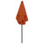 Terracotta Beach Umbrella with UV Protection & Tilt Function | 70.9"x47.2" Coverage