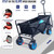 Collapsible Beach Wagon Cart with Heavy Duty Frame & All-Terrain Wheels