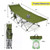 Foldable Camping Cot with Side Storage Pocket and Detachable Headrest - Comfortable and Portable Sleep Solution