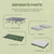 Outsunny 2-Person Camping Cot Set with Sleeping Bag & Air Mattress