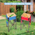 Portable Folding Camping Tables with Large Storage Sink - Ideal for Picnics & Outdoor Activities