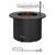 Outsunny Smokeless Fire Pit & BBQ Grill - Portable Wood Burning Bonfire Stove.