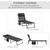 Outsunny Reclining Chaise Lounge Chair - Adjustable Backrest, Portable Design, Removable Pillow