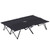 Portable Folding Camping Cot with Carrying Bag - Heavy-Duty Steel Frame, PVC-Coated Fabric, 300 lbs Capacity