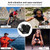 Breathable Non-slip Cycling Gym Gloves - Red Color