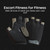 Breathable Fitness Gloves for Gym & Cycling, Non-slip Half Finger Design, Red Color - Professional Hand Protection