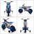 Aosom 12V Kids Electric Motorcycle Dirt Bike - Battery-Powered Ride-On Toy With Training Wheels