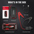 Powerful Car Jump Starter & Portable Power Bank - S ZEVZO ET03 (2500A)