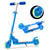 Adjustable Kids Scooter with Light Up Wheels - Perfect Birthday Gift for Ages 3-12