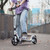 Folding Kick Scooter for Adults | 3-Second Fold Mechanism, Adjustable Height, Rear Brake