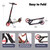 Folding Kick Scooter Portable Lightweight Adjustable - Ideal for Urban Riding