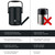 Healter 1.6L Vacuum Insulated Food Flask for Hot/Cold Meals | Leak-proof Lid, Stainless Steel, 2 Inner Boxes