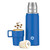 Healter 850ml Travel Vacuum Flask;  Water Thermos Bottle for Coffee;  Built-in Lid Cup;  Stainless Steel;  Thermal Tea Mug;  Sport Bottles(D0102H9G7VY.)