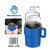 Healter 850ml Travel Vacuum Flask;  Water Thermos Bottle for Coffee;  Built-in Lid Cup;  Stainless Steel;  Thermal Tea Mug;  Sport Bottles(D0102H9G7VY.)