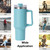 40oz Stainless Steel Tumbler with Handle and Straw Lid - Insulated Reusable Water Bottle for Hot/Cold Drinks 40oz Stainless Steel Tumbler with Handle and Straw Lid - Insulated Reusable Water Bottle for Hot/Cold Drinks