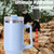 40oz Insulated Stainless Steel Tumbler with Handle and Straw Lid - Reusable Travel Mug for Hot and Cold Beverages