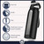 Healter 20oz Leakproof Stainless Steel Sports Water Bottle for Fitness
