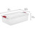 Festive Red 32 Qt. Storage Box Set - Ideal Holiday Organization