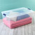 105 Qt. Latch Box Set of 4 - Stadium Blue, Ideal for Camping Supplies & Sporting Equipment