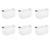 Set of 6 Sterilite 66 Quart Latch Box Storage Organizer - Stadium Blue