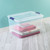 Set of 6 Sterilite 66 Quart Latch Box Storage Organizer - Stadium Blue