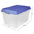 72 Qt. Clear Plastic Storage Bin with Secure Latches & Stackable Lid