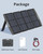 Foldable Portable Solar Panel Kit, 100W, IP67 Waterproof, Adjustable Kickstand